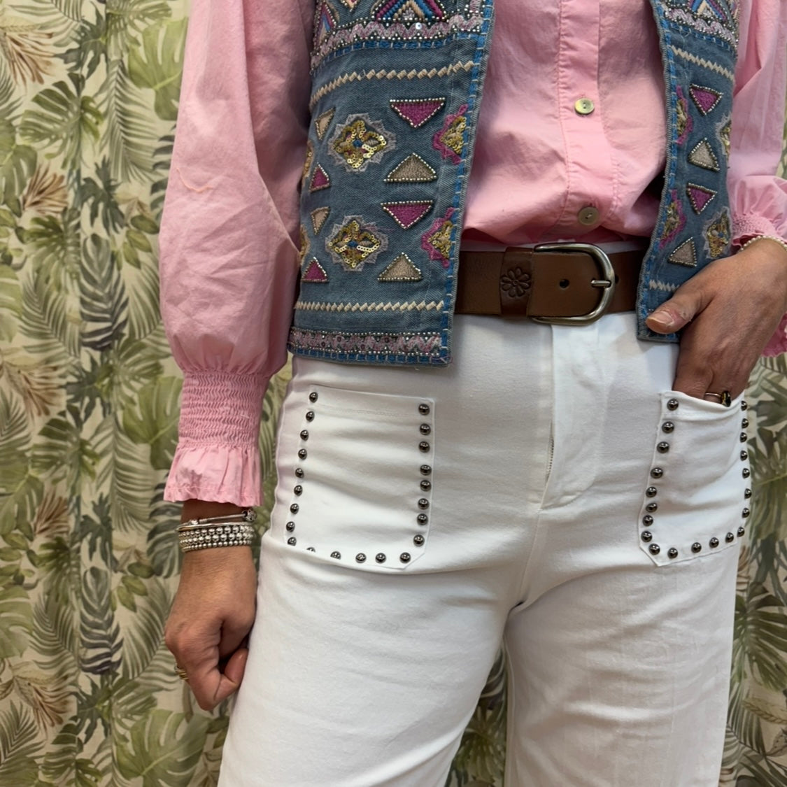 Pantalón White Western