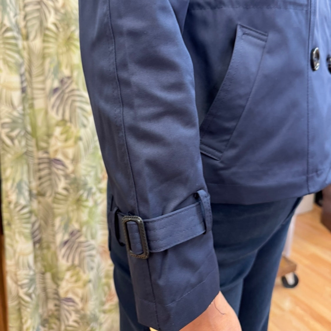 Gabardina Navy Chic