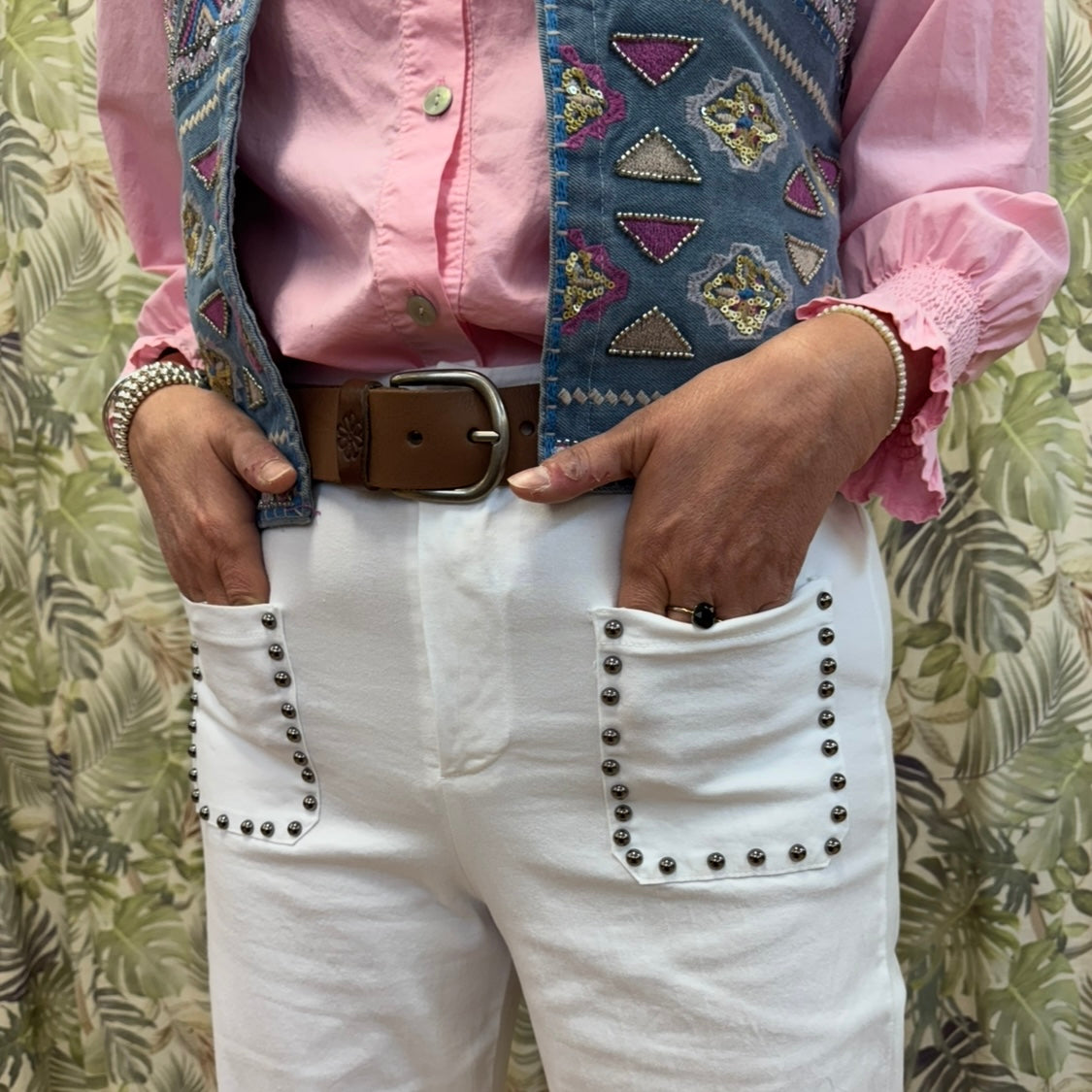 Pantalón White Western