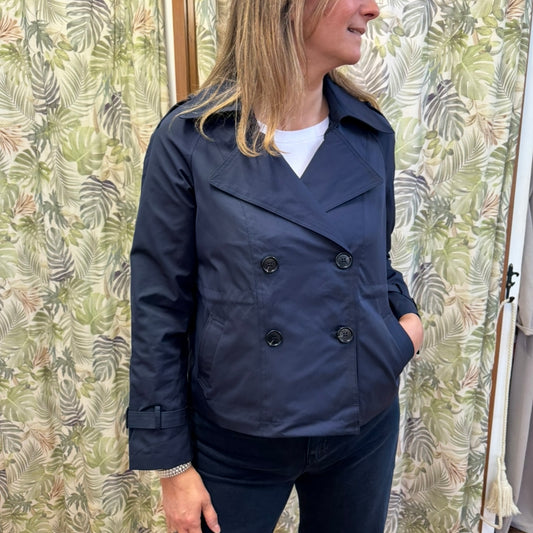 Gabardina Navy Chic